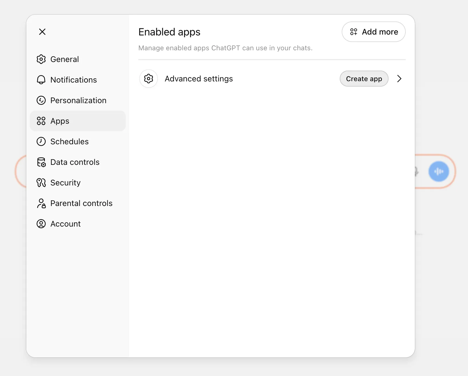 Click Create app